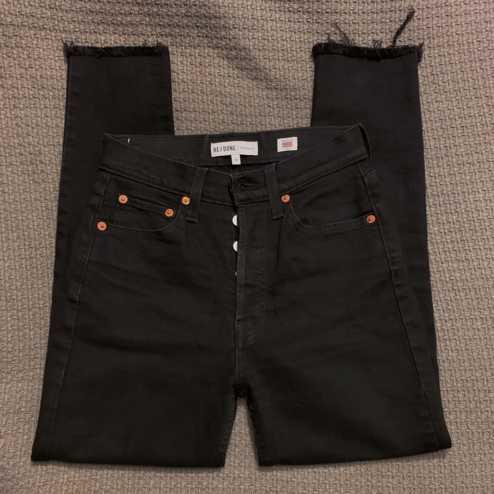 RE/DONE black skinny jeans size 25